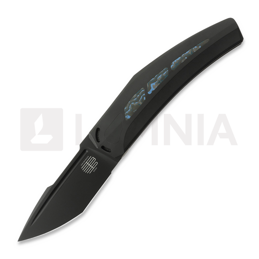 Reate Large Krypton kääntöveitsi, Black Ti/Arctic Storm CF, Black PVD