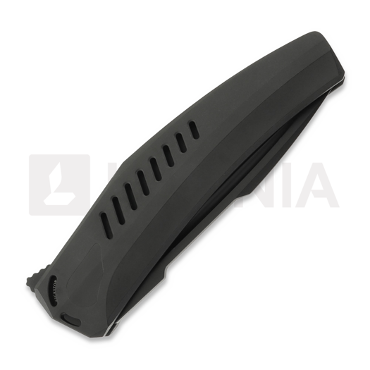 Reate Large Krypton sulankstomas peilis, Black Titanium, Black PVD