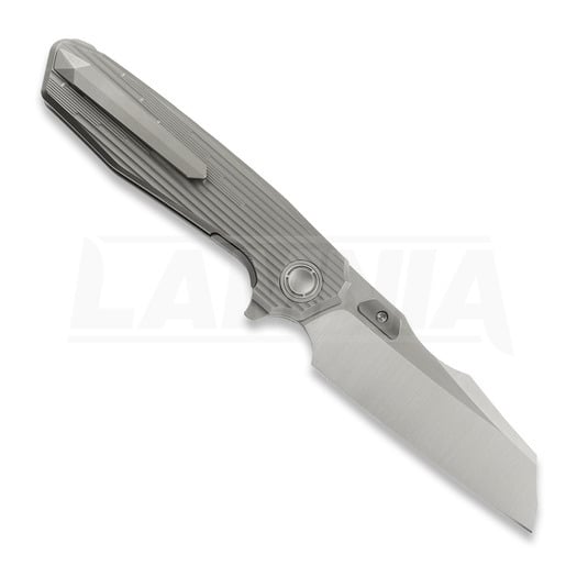 Nóż składany Reate Mantis, Patterned Bead Blasted Ti, Satin
