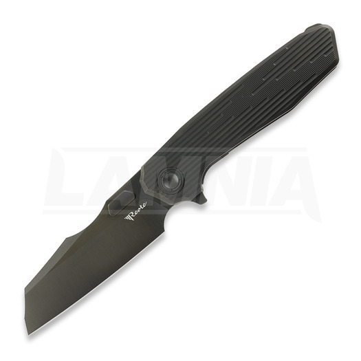 Reate Mantis סכין מתקפלת, Patterned Black DLC Ti, Satin DLC