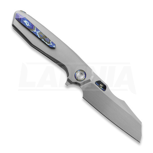 Coltello pieghevole Reate Mantis, Smooth Bead Blast Ti & Zircuti, Hand Rubbed