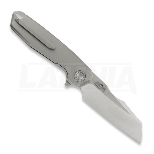 Coltello pieghevole Reate Mantis, Smooth Bead Blasted Ti, Satin