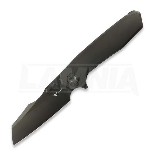 Couteau pliant Reate Mantis, Smooth Black DLC Ti, Satin DLC