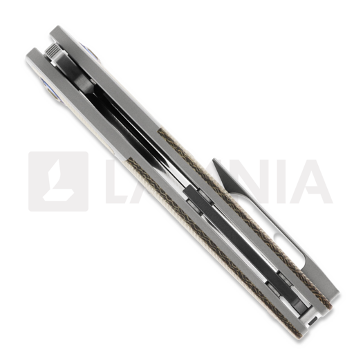 Zavírací nůž Reate Mini Crossroads, Green Micarta