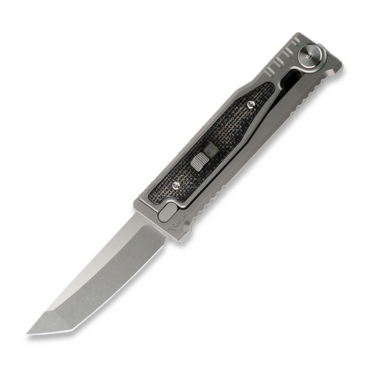 Reate Mini EXO Tanto, black micarta