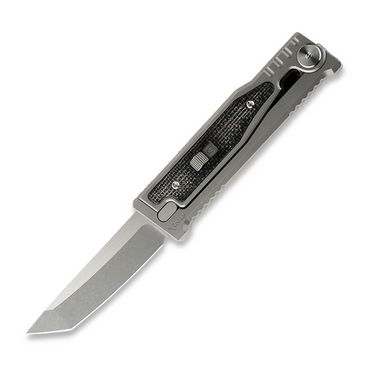 Reate Mini EXO Tanto, black micarta