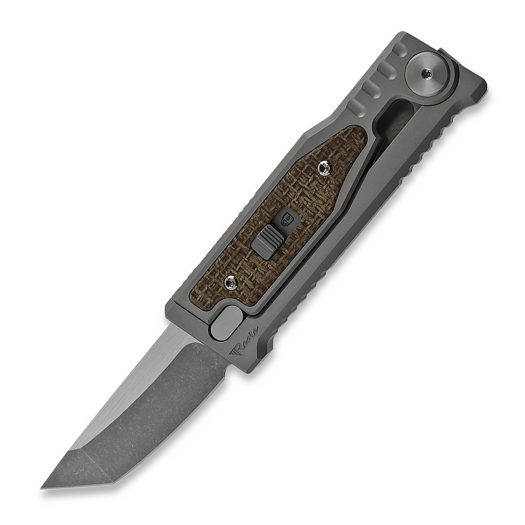 Reate Mini EXO Tanto, burlap micarta