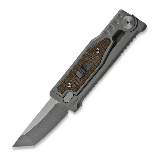 Reate Mini EXO Tanto, burlap micarta