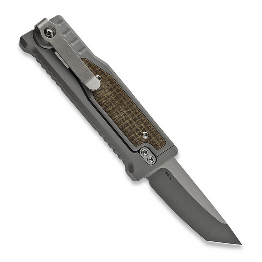 Reate Mini EXO Tanto, burlap micarta