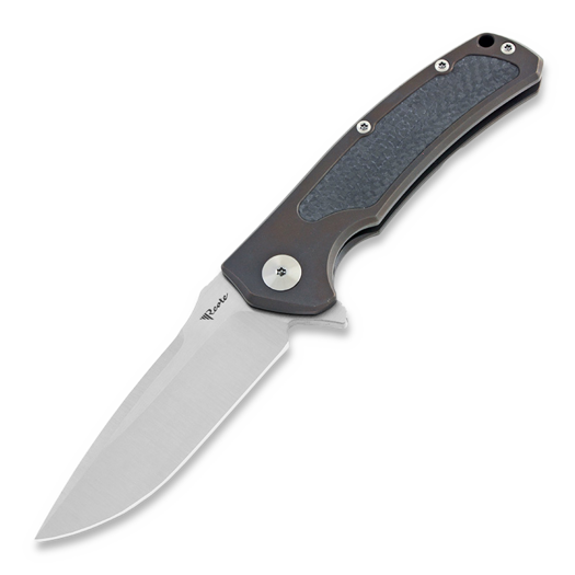 Reate Mini Horizon kääntöveitsi, bronze, CF, satin