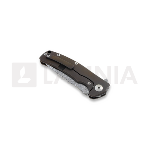 Zav&iacute;rac&iacute; nůž Reate Mini Horizon, Damascus, CF, acidwash