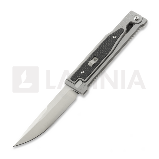 Reate OG EXO Elmax Drop Point kniv, Black Micarta