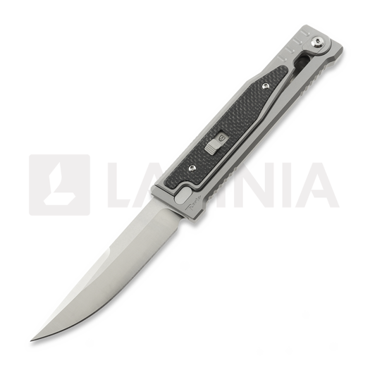Reate OG EXO Elmax Drop Point סכין, Black Micarta