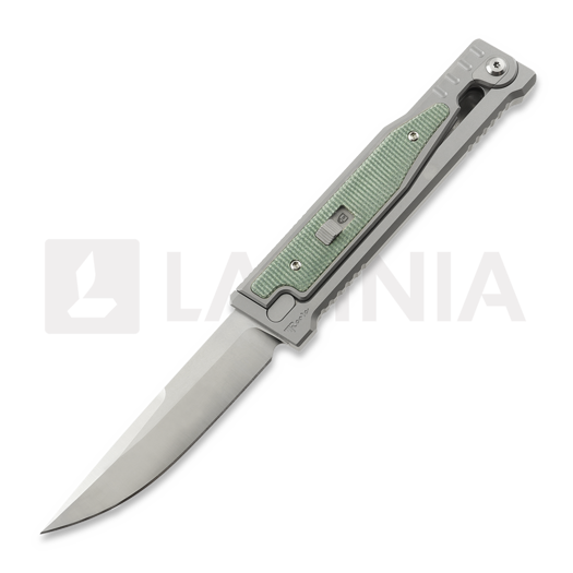 มีด Reate OG EXO Elmax Drop Point, OD Green Micarta