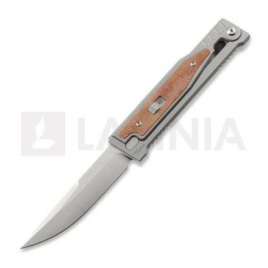 Reate OG EXO Elmax Drop Point 刀, Orange Micarta