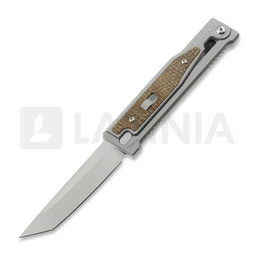 Nôž Reate OG EXO Elmax Tanto, Burlap Micarta