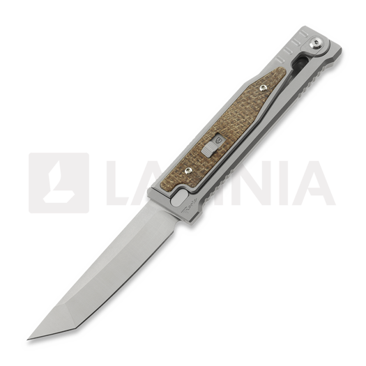 Reate OG EXO Elmax Tanto 칼, Burlap Micarta