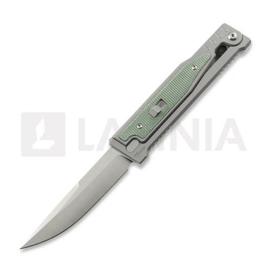 Cuchillo Reate OG EXO Elmax Tanto, OD Green Micarta