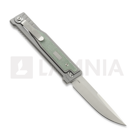 Coltello Reate OG EXO Elmax Tanto, OD Green Micarta