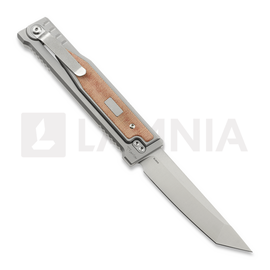 Coltello Reate OG EXO Elmax Tanto, Orange Micarta