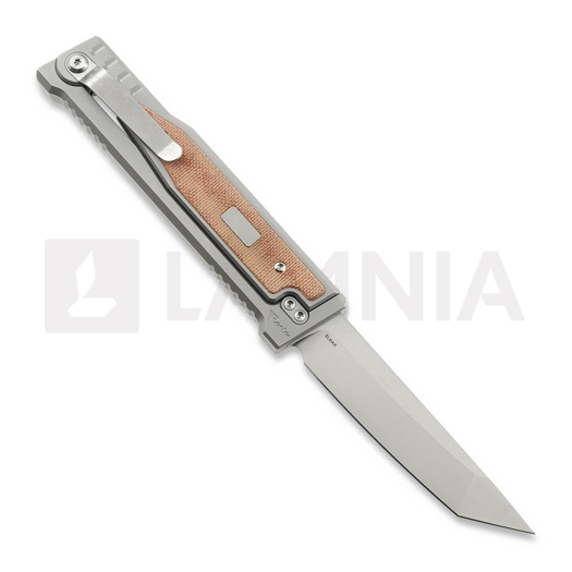 Reate OG EXO Elmax Tanto 刀, Orange Micarta