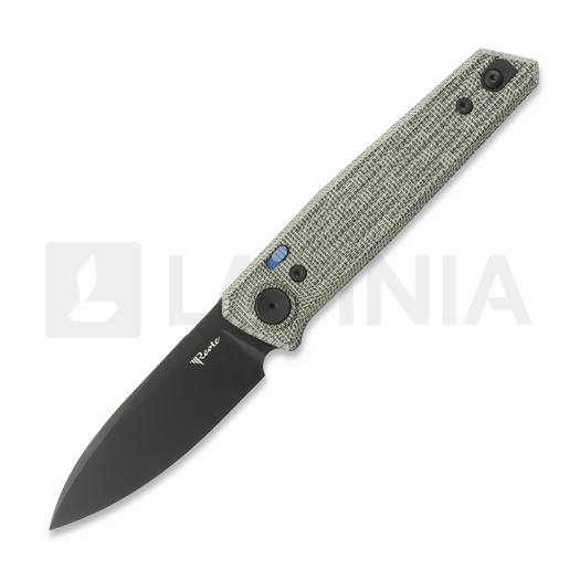 Reate PL-6 סכין מתקפלת, Black Micarta, Black PVD