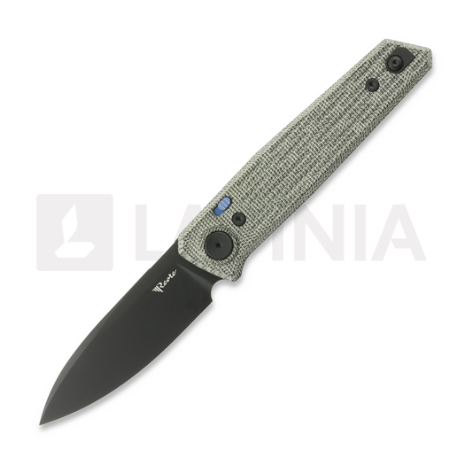 Reate PL-6 סכין מתקפלת, Black Micarta, Black PVD