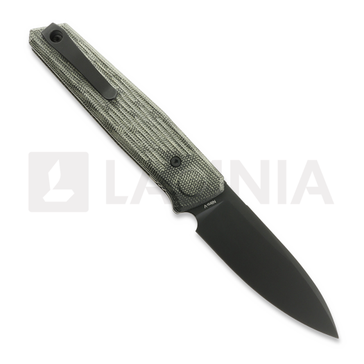 Reate PL-6 kääntöveitsi, Black Micarta, Black PVD
