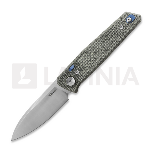 Reate PL-6 Taschenmesser, Black Micarta, Satin