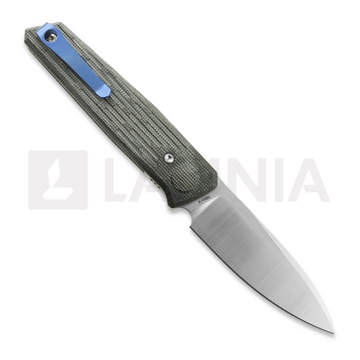 Coltello pieghevole Reate PL-6, Black Micarta, Satin