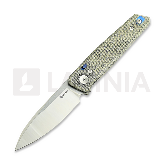 Saliekams nazis Reate PL-6, Green/Black Micarta, Satin