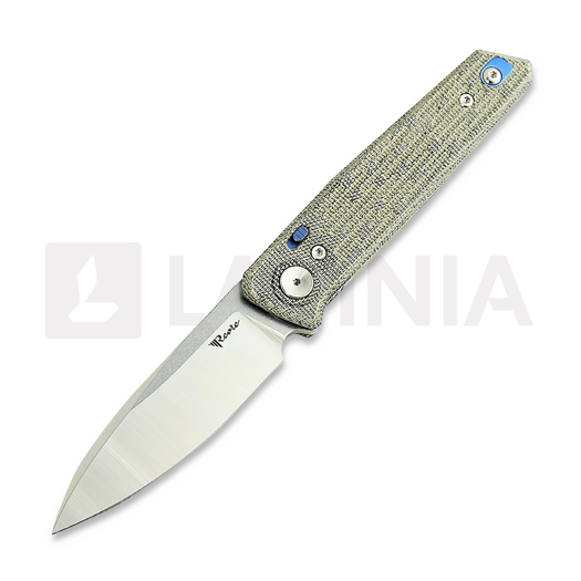 Saliekams nazis Reate PL-6, Green/Black Micarta, Satin
