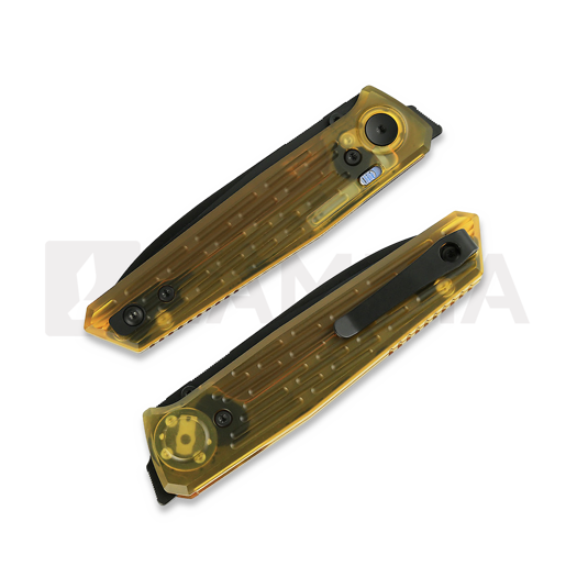 Reate PL-6 sulankstomas peilis, Ultem, Black PVD