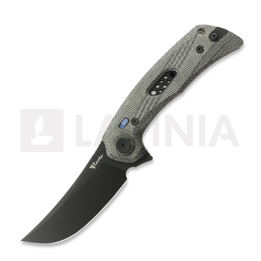 Briceag Reate PL-7, Black Micarta, Black PVD