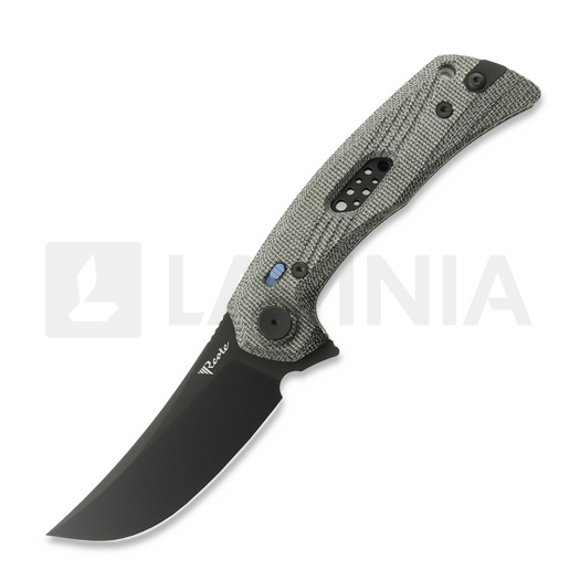 Reate PL-7 sulankstomas peilis, Black Micarta, Black PVD