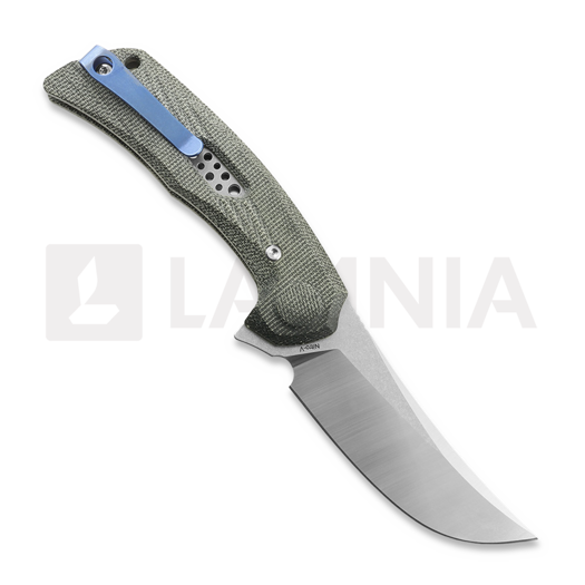 Reate PL-7 kääntöveitsi, Black Micarta, Satin