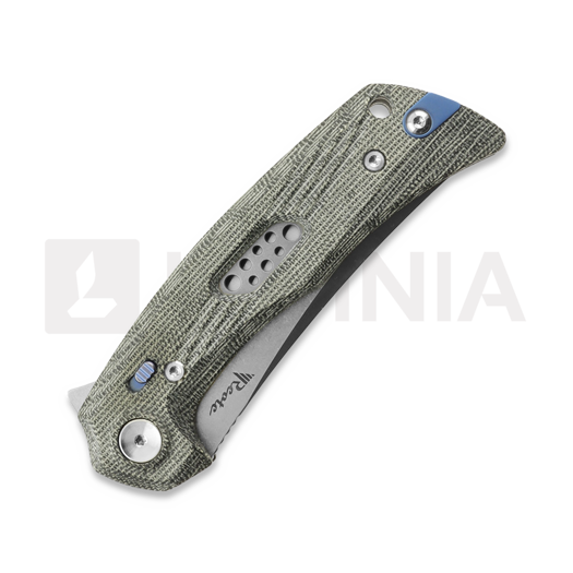 Reate PL-7 kääntöveitsi, Black Micarta, Satin
