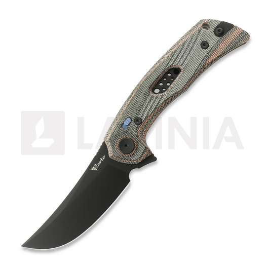 Складной нож Reate PL-7, Red/Black Micarta, Black PVD