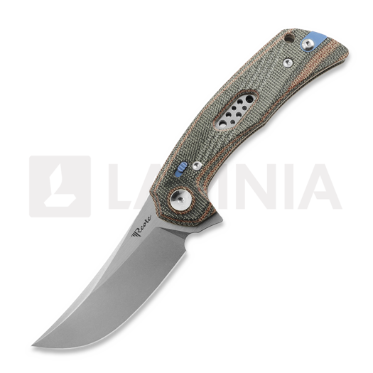 Saliekams nazis Reate PL-7, Red/Black Micarta, Satin