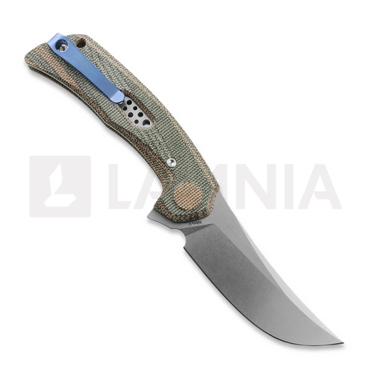 Складной нож Reate PL-7, Red/Black Micarta, Satin