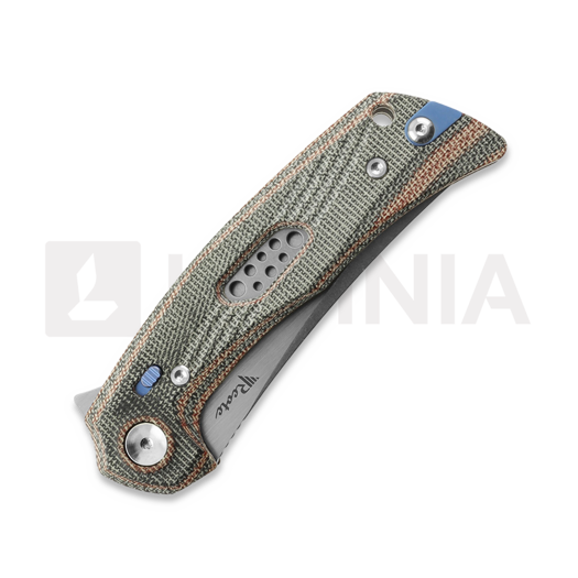 Складной нож Reate PL-7, Red/Black Micarta, Satin
