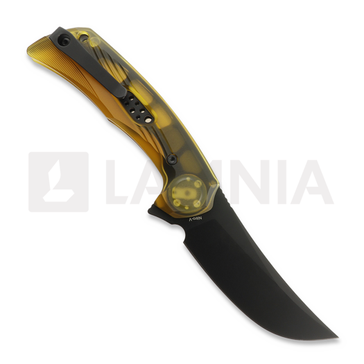 Reate PL-7 sulankstomas peilis, Ultem, Black PVD