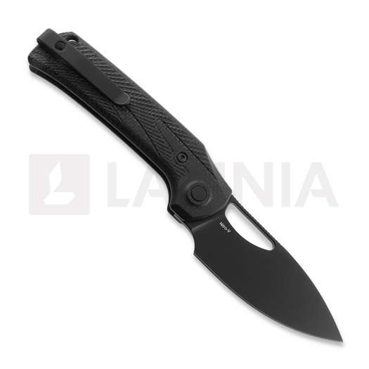 Reate PL-XE sulankstomas peilis, Black Micarta, PVD