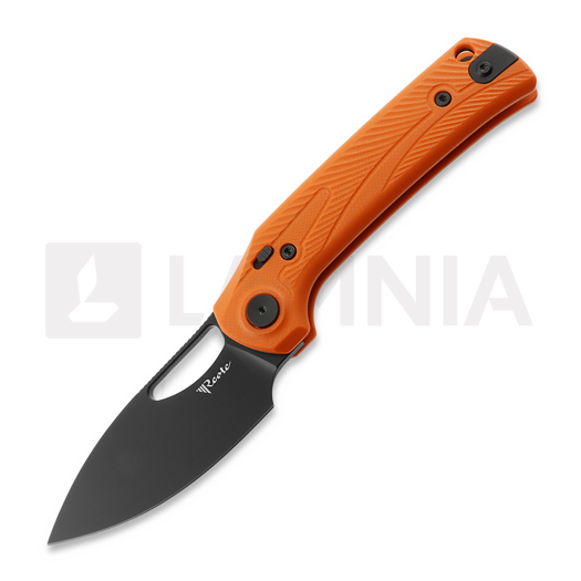 Reate PL-XE 접이식 나이프, Orange G-10, PVD