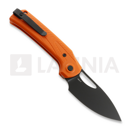 Couteau pliant Reate PL-XE, Orange G-10, PVD