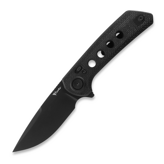 Reate PL-XF Black Micarta/G-10 접이식 나이프, PVD