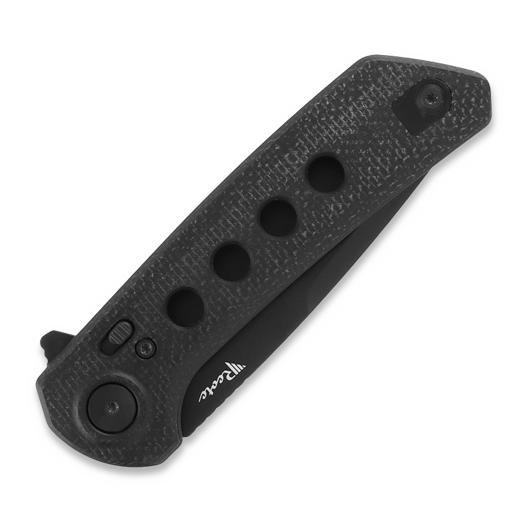 Reate PL-XF Black Micarta/G-10 kääntöveitsi, PVD