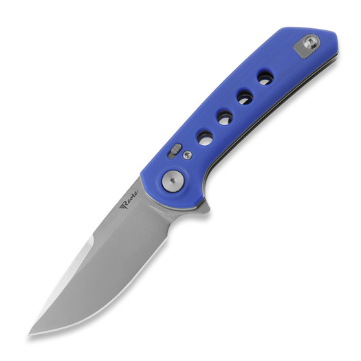 Navalha Reate PL-XF Blue G-10, Stonewash