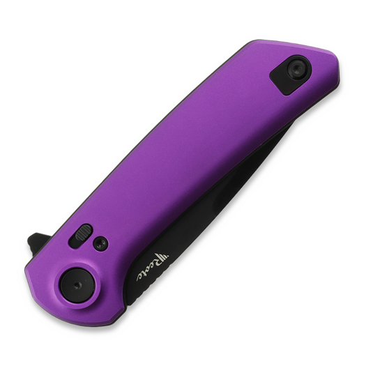Reate PL-XF Purple Aluminum sulankstomas peilis, PVD