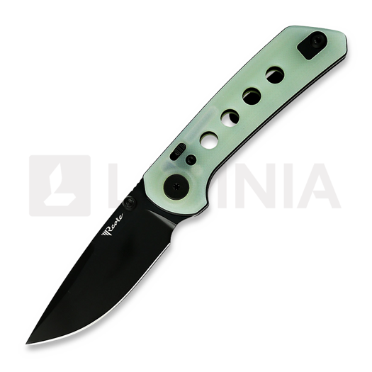 Складной нож Reate PL-XT Black PVD, jade G10, Speedholes